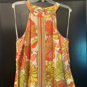 Trina Turk Silk Tank size S
